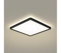 Brilagi - LED vonios šviestuvas ULTRA SLIM LED/18W/230V 30x30 cm juoda IP54