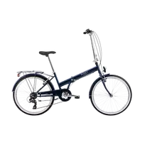 Folding bicycle ROMET Jubilat ECO, blue