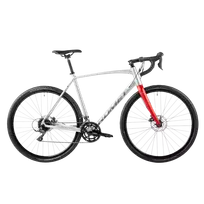 Gravel bike ROMET Aspre 1, silver-red (M)
