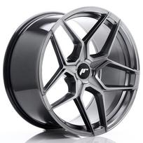 JR Wheels JR34 20x10 ET20-40 5H BLANK Hyper Black Alloy Wheel