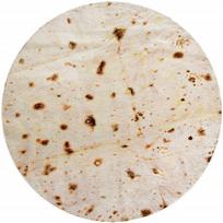 Didelė tortilijos antklodė lovos užklotas 150x150 apvalus šiltas minkštas burrito dovana xxl
