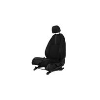 Sėdynės užvalkalo sėdimoji dalis EVAtech ECO, 1 vnt. - juoda / juodi kraštai / juodos siūlės