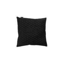 Automobilio pagalvė EVAtech 40x40 cm - juoda / juodos siūlės