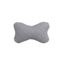 Automobilio sėdynės galvos atramos pagalvė EVAtech ECO 27x16 cm - pilka / pilkos siūlės