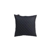 Automobilio pagalvė EVAtech ECO 40x40 cm - juoda / mėlynos siūlės