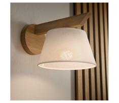 Brilagi - LED  Sieninis šviestuvas ANTHONY 1xE14/40W/230V ąžuolas/balta