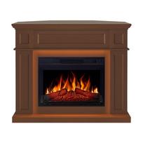 ARFLAME LINZ AFS23S BROWN pastatomas elektrinis židinys su apdaila