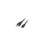 Lanberg | Mini USB to USB Type-A 2.0 Cable, 1.8 m | CA-USBK-10CC-0018-BK | Mini USB to USB Type-A