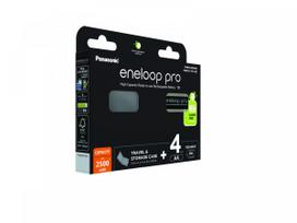 PANASONIC Eneloop PRO batteries. AA 2500 mAh 4-pack + box BK-3HCDEC