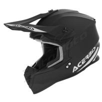 Krosinis šalmas ACERBIS LINEAR SOLID Juodas