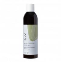 Luuv Natural Exfoliating Shower Gel Natūrali šveičiamoji dušo želė su bambuko dalelėmis, 200ml