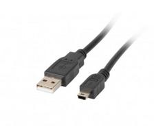 Lanberg | Mini USB to USB Type-A 2.0 Cable, 1.8 m | CA-USBK-10CC-0018-BK | Mini USB to USB Type-A