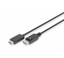 Digitus Adapter Cable, DP - HDMI type A | DisplayPort to HDMI | 2 m