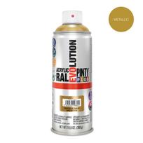 Metalo efekto purškiami dažai auksinė PintyPlus Evolution 400ml