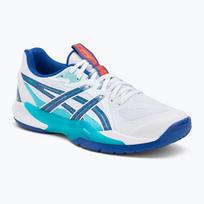 Vyriški tinklinio batai ASICS Powerbreak FF balti/asics mėlyni
