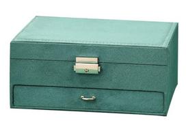 Papuošalų dėžutė su raktu Elegance Box, Green