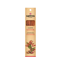 Natūralūs indiški smilkalai „Gvazdikėlių kvapas“ – SATTVA (15 vnt., 30 g)