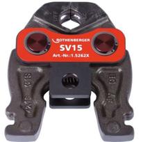 Presavimo galva replėms suspaudimo darbams Rothenberger V/SV 15 Compact 015262X