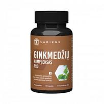 SAPIENS maisto papildas Ginkmedžių kompleksas PRO tabletės N90