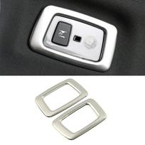 For Volvo XC60 2018 2019 2024 Rear Reading Light Lamp Cover Protectors Molding Trim Stainless Steel Auto Accessories Sticker sidabras