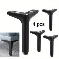 4 vnt. Baldų kojos Baldai Modernios baldų kojelės Spintelė Sofa Stalas Kėdė Lova Komoda Spinta Paaukštinimo elementai Pasidaryk pats Pakeitimas