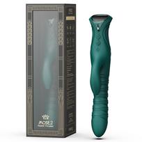 Zalo Mose 2 Thrusting Rabbit Vibrator Green