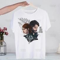 The Last of Us Joel Ellie Harajuku Marškinėliai Vasara Unisex Hip Hop Juokingas Spaudas Marškinėliai Gatvės mada Marškinėliai Trumpomis Rankovėmis Marškinėlių Viršus S
