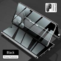 360° magnetinis privatumo dėklas nuo šnipinėjimo Samsung Galaxy S23 Ultra/S23 Plus/S23+/FE, su kameros objektyvo apsauga ir telefono apsaugomis Galaxy S23 Ultra žalia