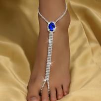 1PC Women's Fashion Claw Chain Series Geometric Round Foot Chain Outdoor Tourism Beach Banquet Party Holiday Gift