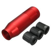 Automobilio aliuminio rankinio pavarų perjungimo svirties rankenėlė rankinės pavarų dėžės perjungimo svirtis pavarų perjungimo rankenėlė 8,5 cm 5 spalvos universalus raudona