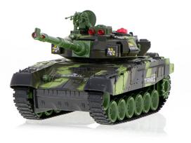 Žaislinis RC Tankas 9993 2,4 GHz žalias