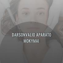 Darsonvalio aparato mokymai