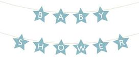 Baneris "Baby shower" žydras