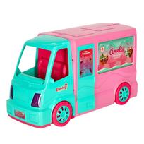 Lėlių automobilių rinkinys "Food truck" 21 el.