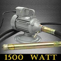 Betono Vibratorius su 6 m žarna 1500 W 220 V 50 Hz