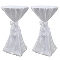 Staltiesė su Kaspinu Balta 80 cm 2 Vnt