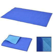 Paklotas iškyloms mėlynas ir šviesiai mėlynas 150x200 cm