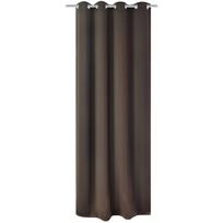 Naktinės užuolaidos su metalinėmis kilpelėmis 270x245cm ruda