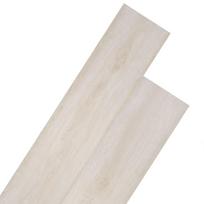 Grindų plokštės ąžuolo baltos PVC 526m² 2mm nelipnios