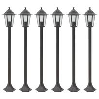 Sodo šviestuvai 6vnt E27 110cm aliuminis bronziniai
