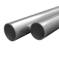 Nerūdijančio plieno vamzdžiai 42x18mm 2vnt 2m skersm V2A apv