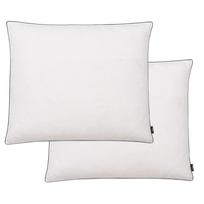 Pagalvės 2vnt baltos 70x60cm kimštos plunksn./pūk sunkios