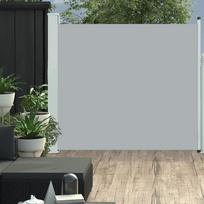 Ištraukiama šoninė kiemo pertvara pilkos spalvos 170x300cm