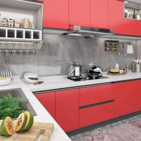 Lipni plėvelė baldams raudonos spalvos 500x90cm PVC