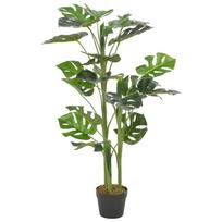 Dirbtinis augalas Monstera su vazonu žalios spalvos 100 cm