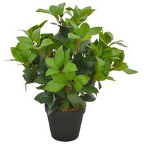 Dirbtinis augalas-lauramedis su vazonu žalios spalvos 40cm