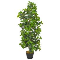 Dirbtinis augalas-lauramedis su vazonu žalios spalvos 120cm