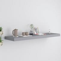Pakabinama sieninė lentyna pilkos spalvos 90x235x38cm MDF