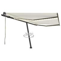 Automatinė markizė su LED/vėjo jutikliu kreminė 400x300cm