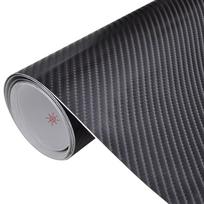 4D Automobilio plėvelės 2vnt juodos 100x150cm+50x150cm